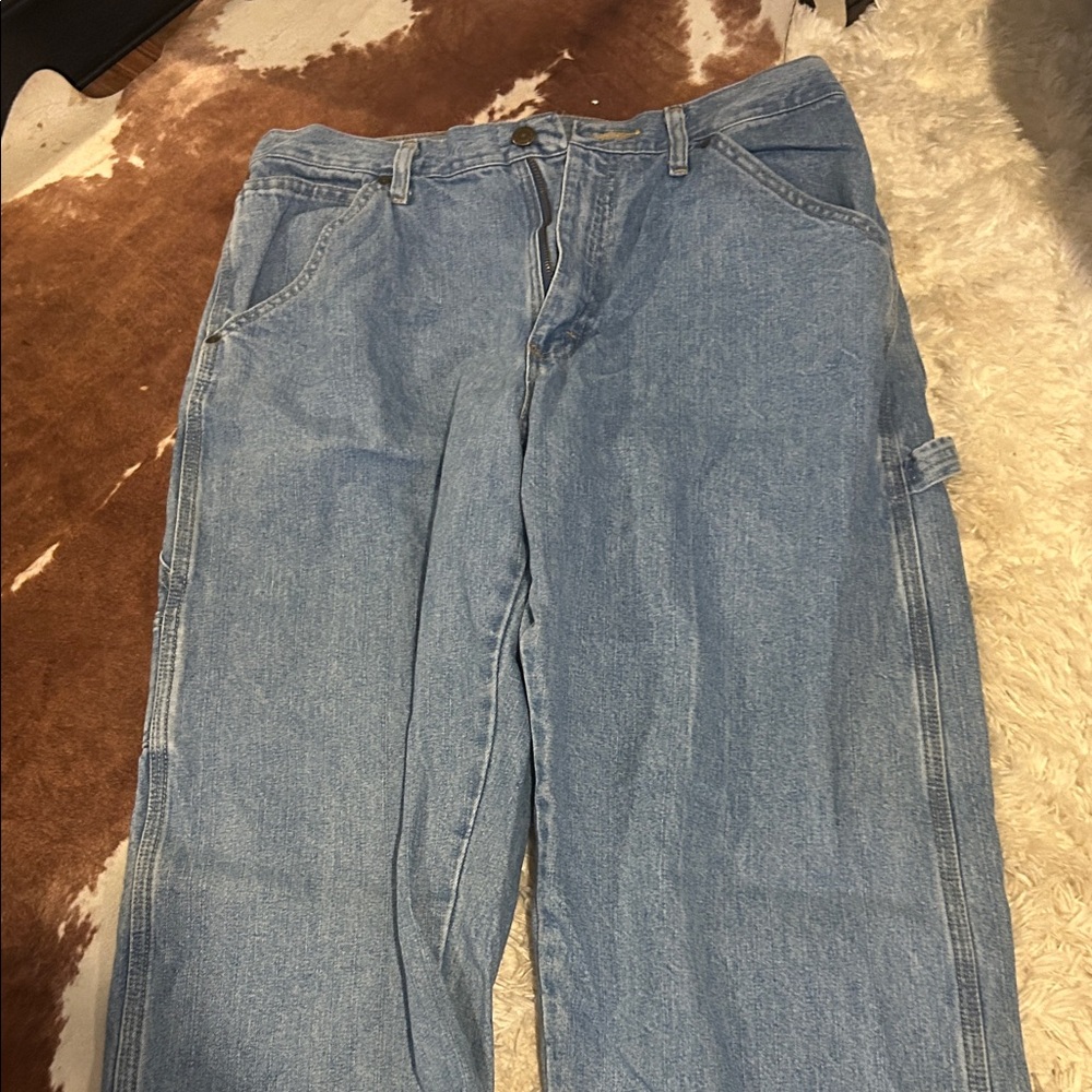 Wrangler Light Blue Straight Jeans